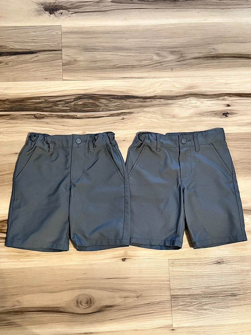 Cat & Jack Boys School Uniform Pull-On Shorts Gray 5T